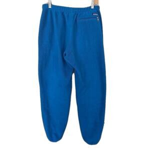 Vintage PATAGONIA Fleece Pants M Aqua Blue JOGGER Made in USA